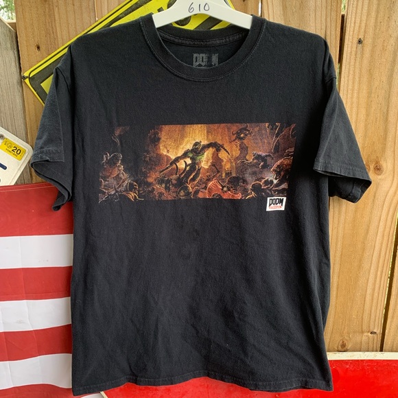 Doom Eternal Game Promo T-shirt Size XL by Bethesda software - Picture 1 of 7